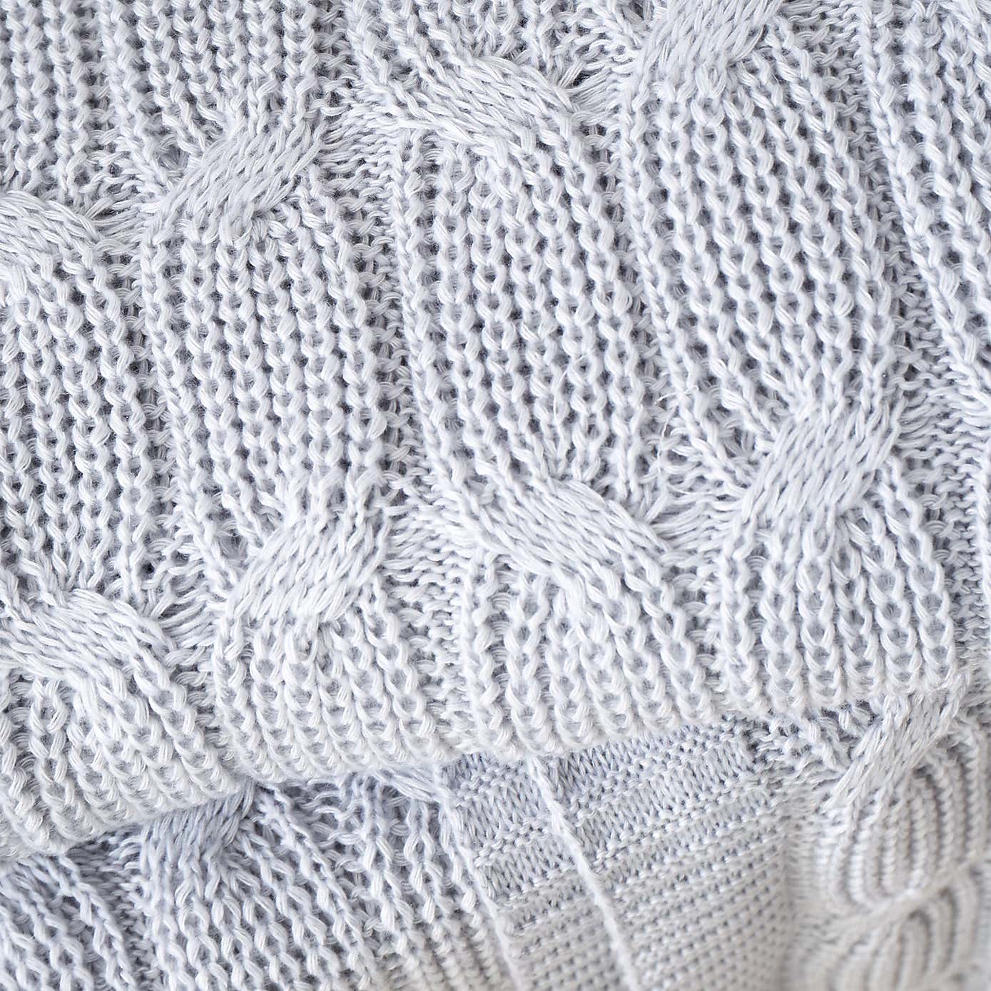 Chunky Marl Knit Throw 130cm x 170cm