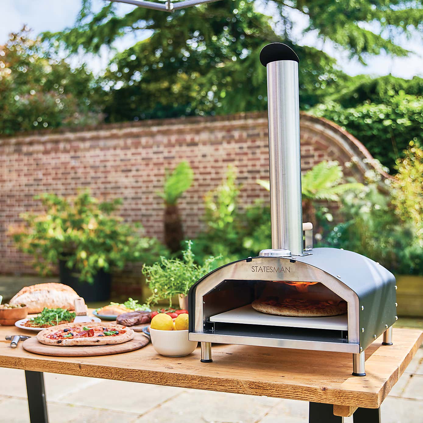 Statesman 13inch Wood Pizza Oven