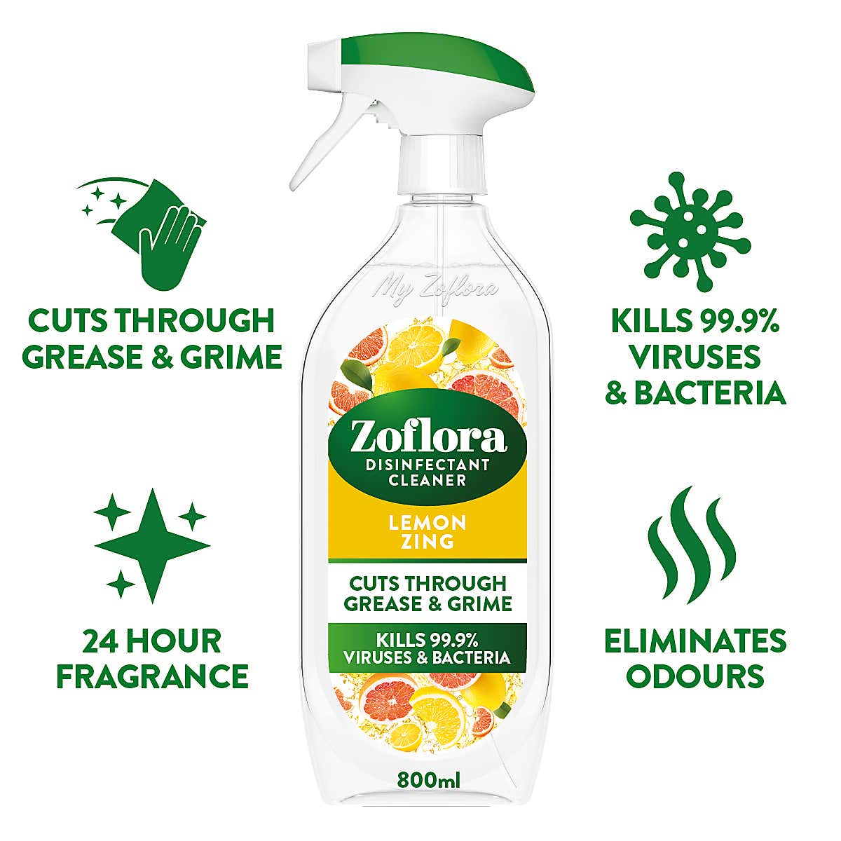Zoflora Lemon Zing Disinfectant Cleaner
