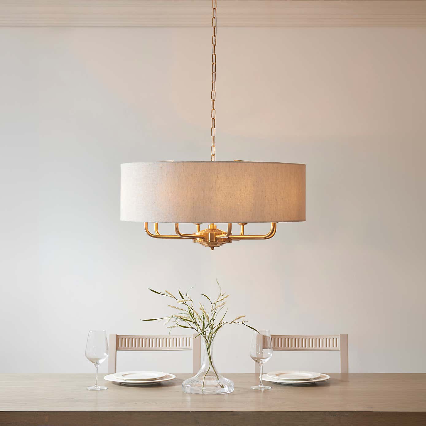 Vogue Sandringham Mid Century 8 Light Adjustable Pendant Light