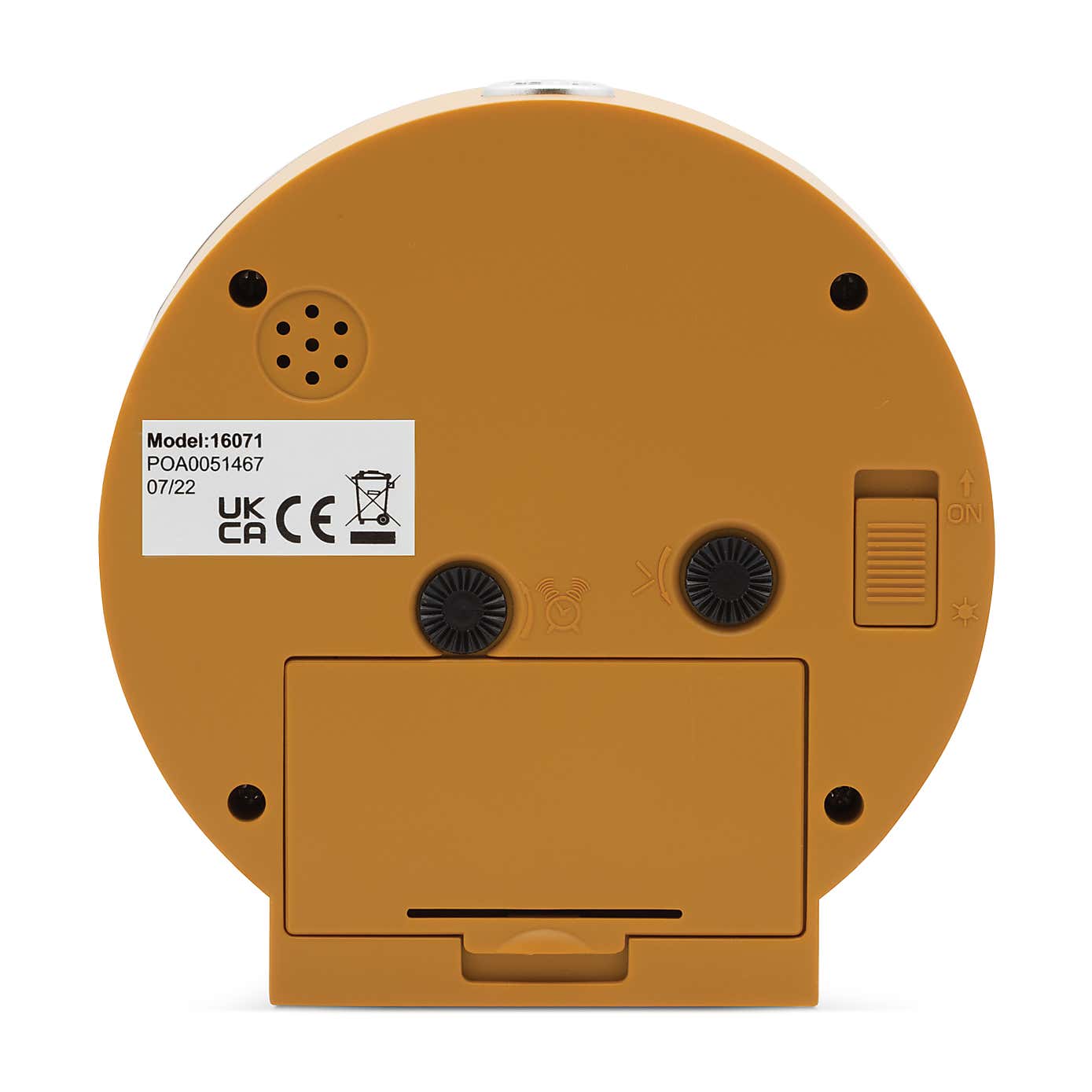 Acctim Caleb Analogue Alarm Clock Smartlite