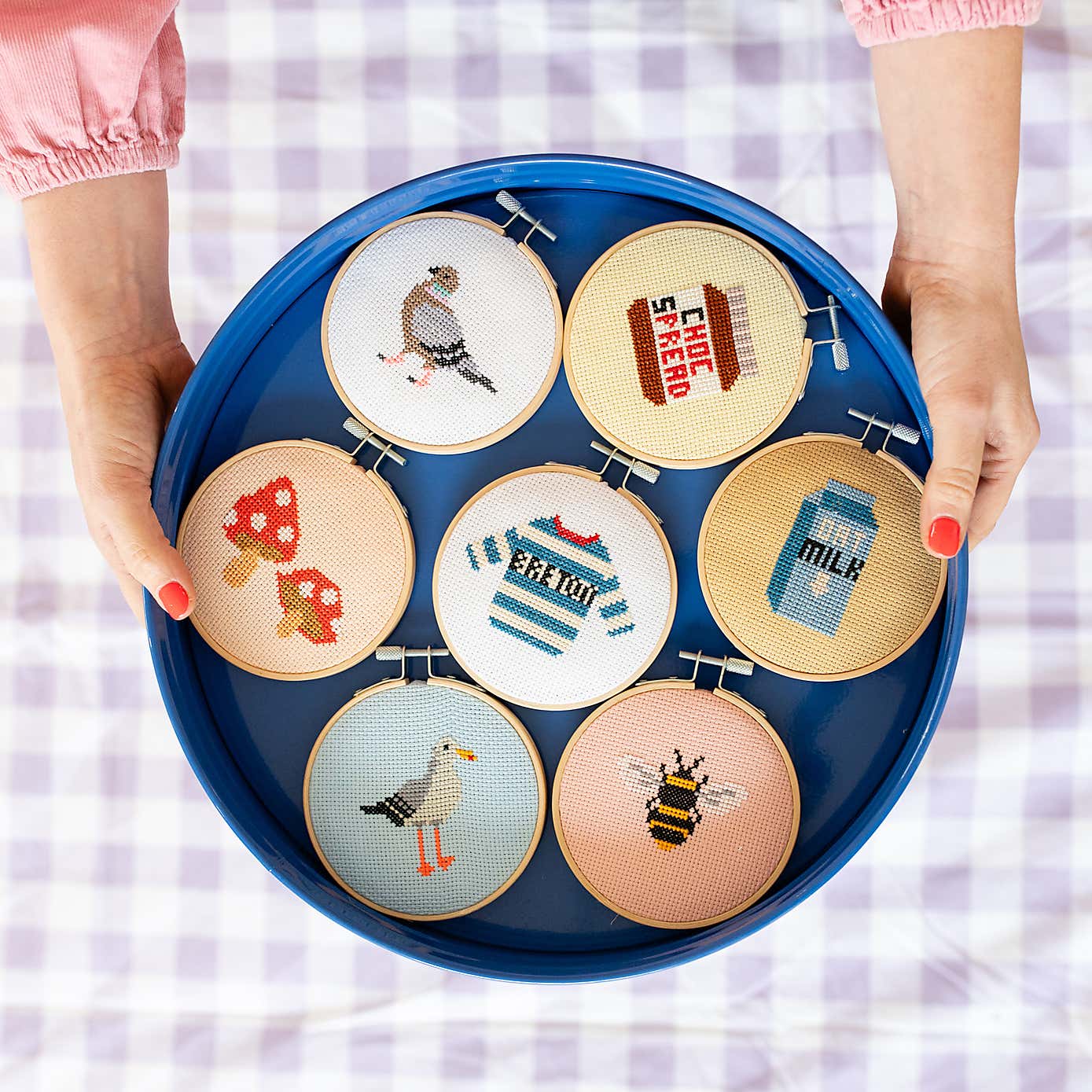 Cotton Clara Bee Cross Stitch Kit