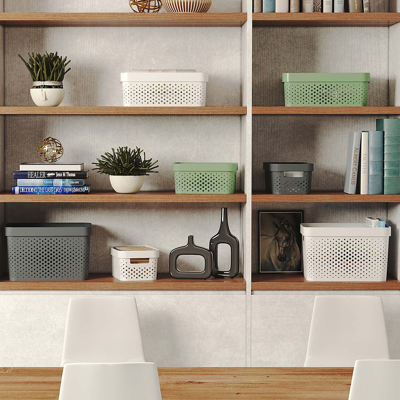 Curver Infinity 100% Recycled Plastic Storage Basket