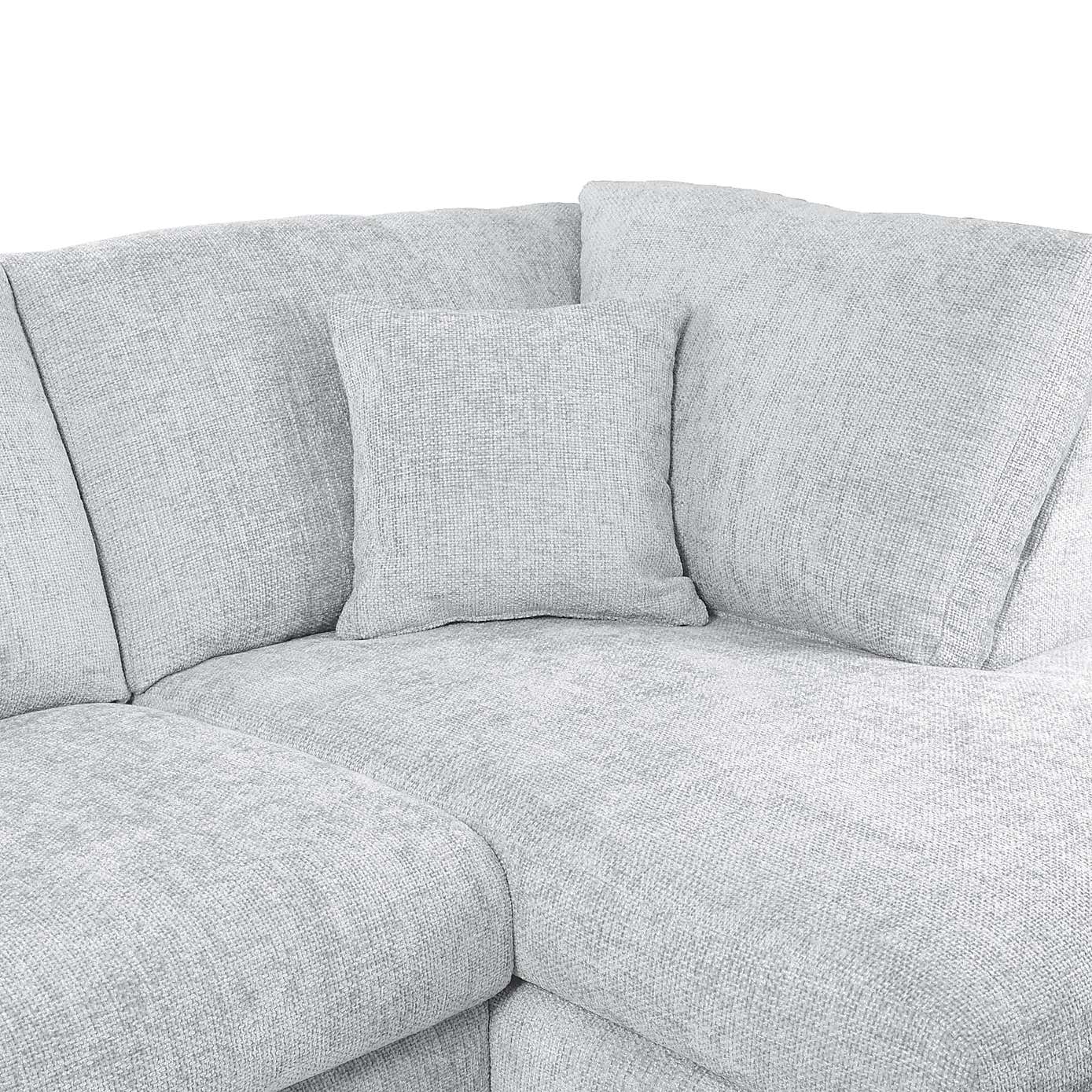 Carson Chunky Chenille Right Hand Corner Sofa