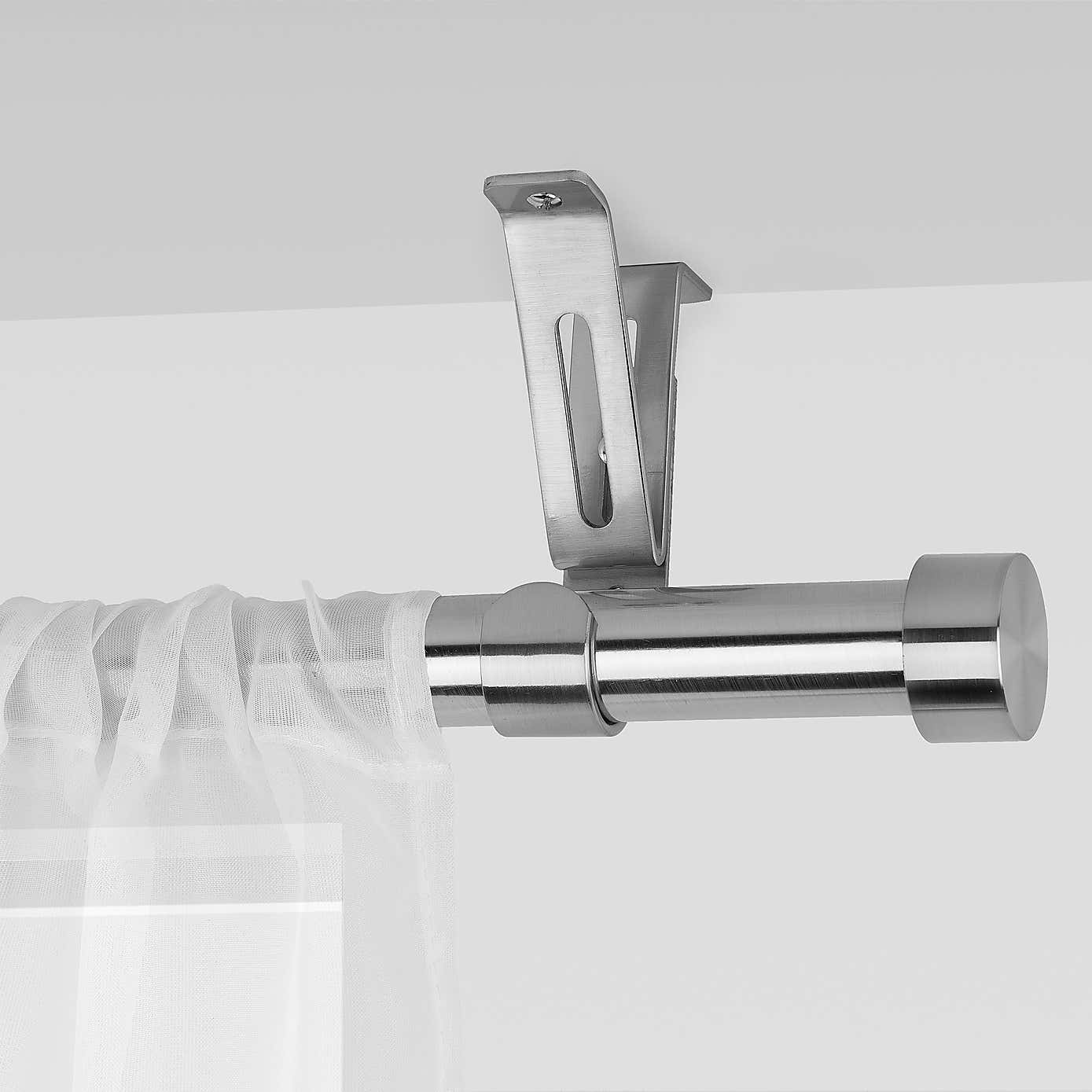 Pack of 3 Adjustable Ceiling Curtain Pole Brackets