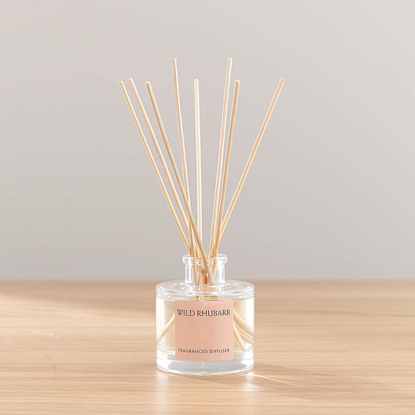 Tiger Lily Floral Arrangement in Glass Vase with Wild Rhubarb Diffuser