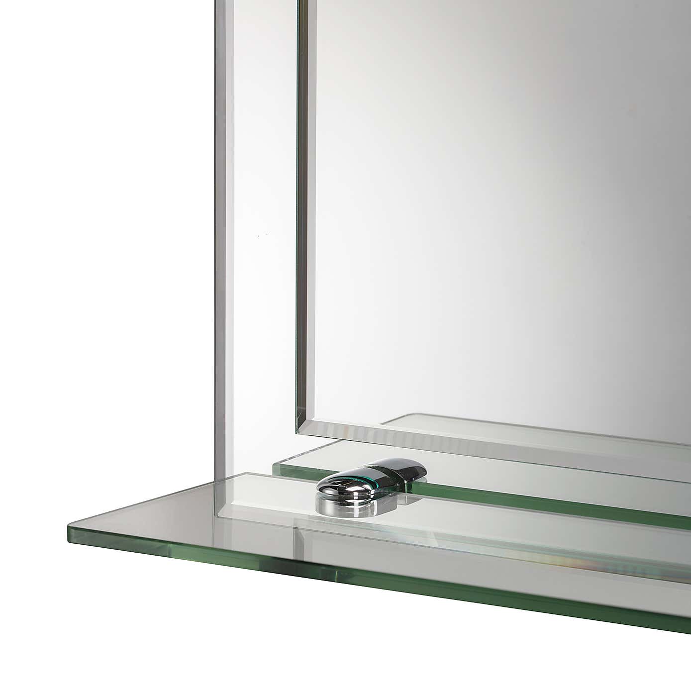 Croydex Rydal Double Layer Mirror with Shelf