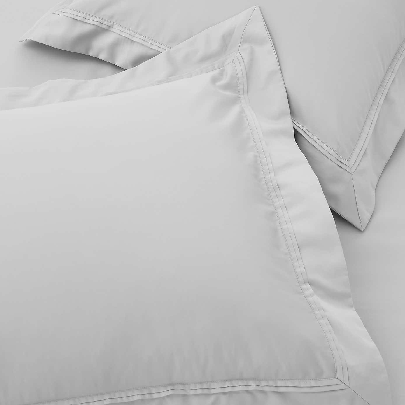 Dorma 500 Thread Count 100% Cotton Satin Plain Oxford Pillowcase
