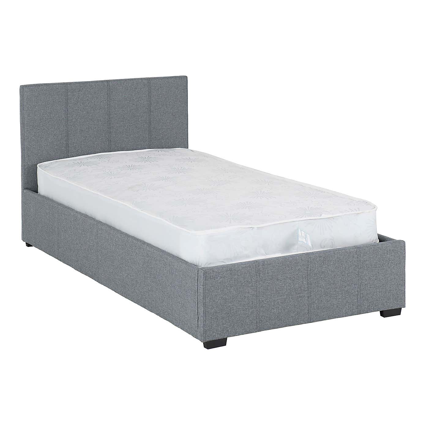 Waverley Linen Ottoman Bedstead - Grey