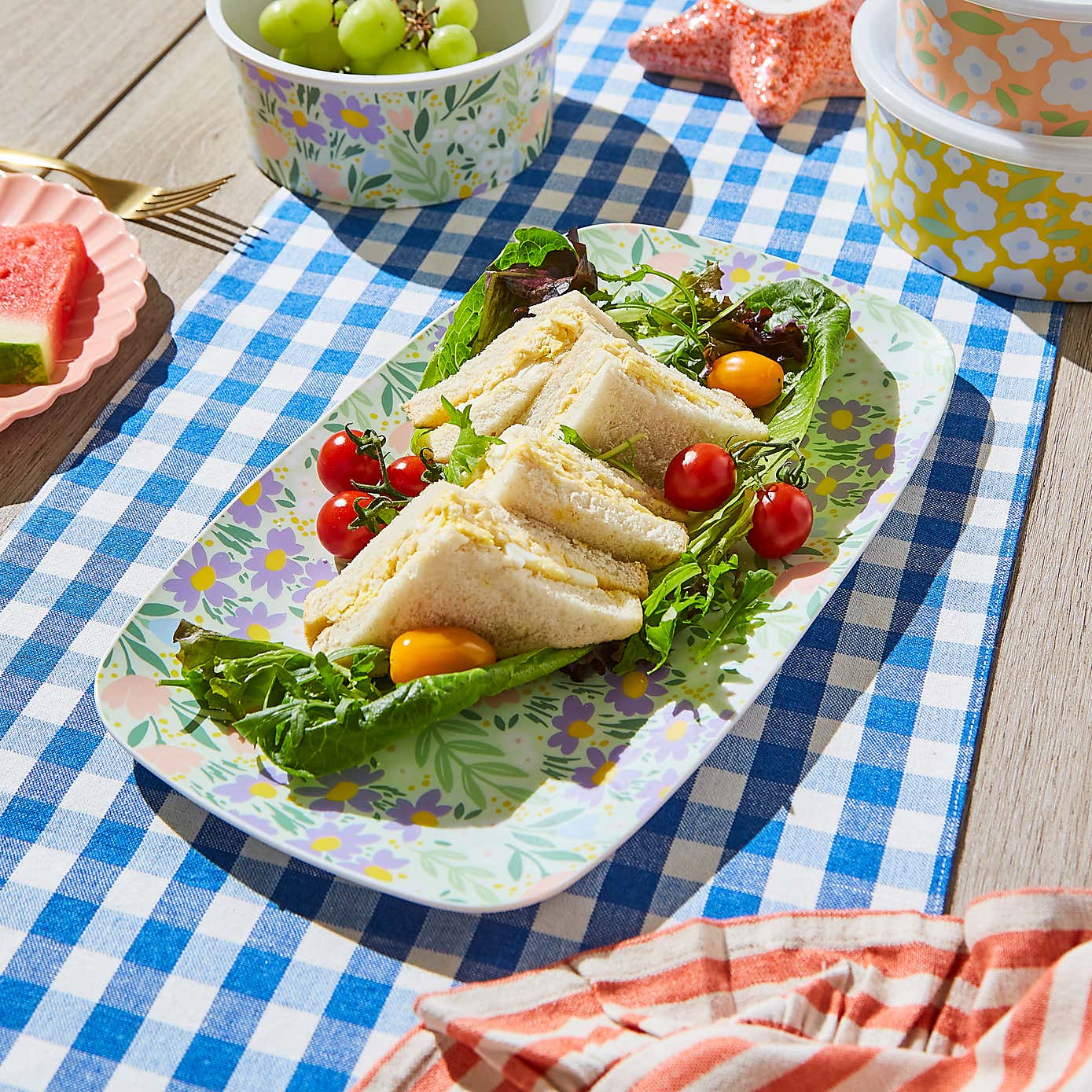 Spring Meadow Serving Platter