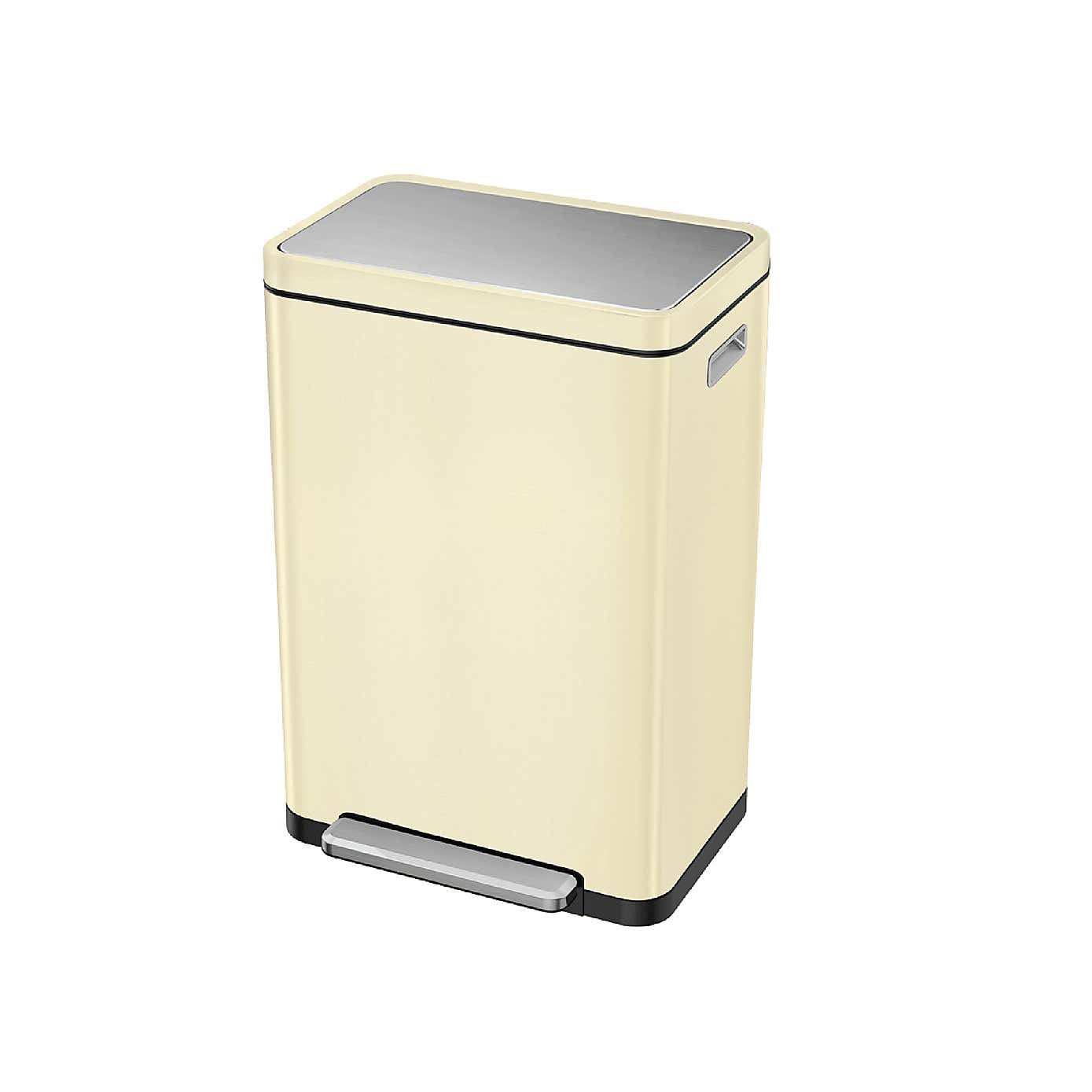 EKO X-Cube 20/20L Cream Recycling Bin
