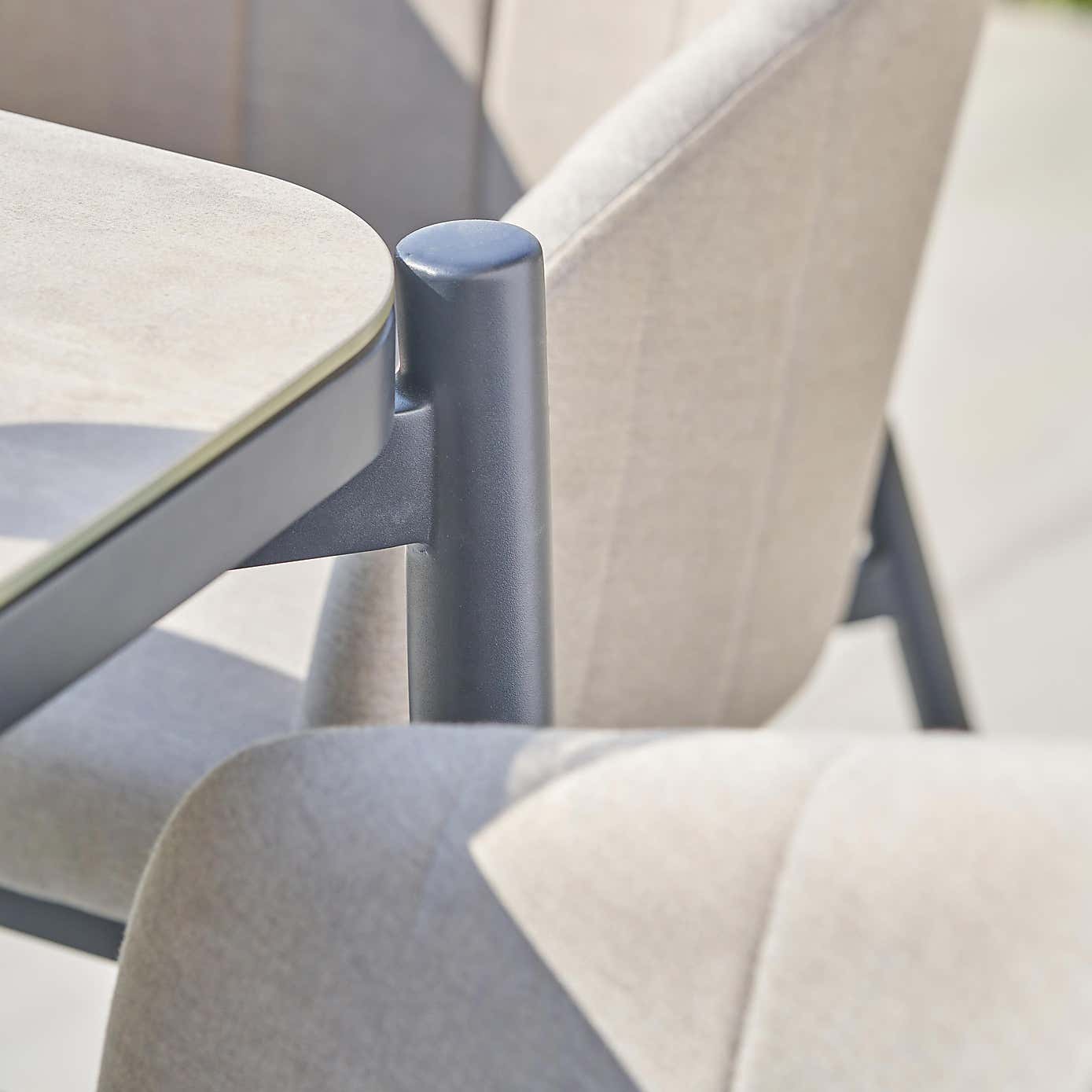 Pacific Lifestyle Nevada Putty Outdoor 6 Seater Dining Set