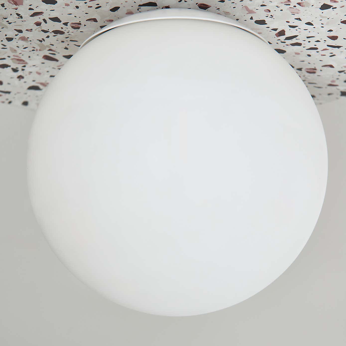 Tela Bathroom 1 Light Flush Ceiling Fitting