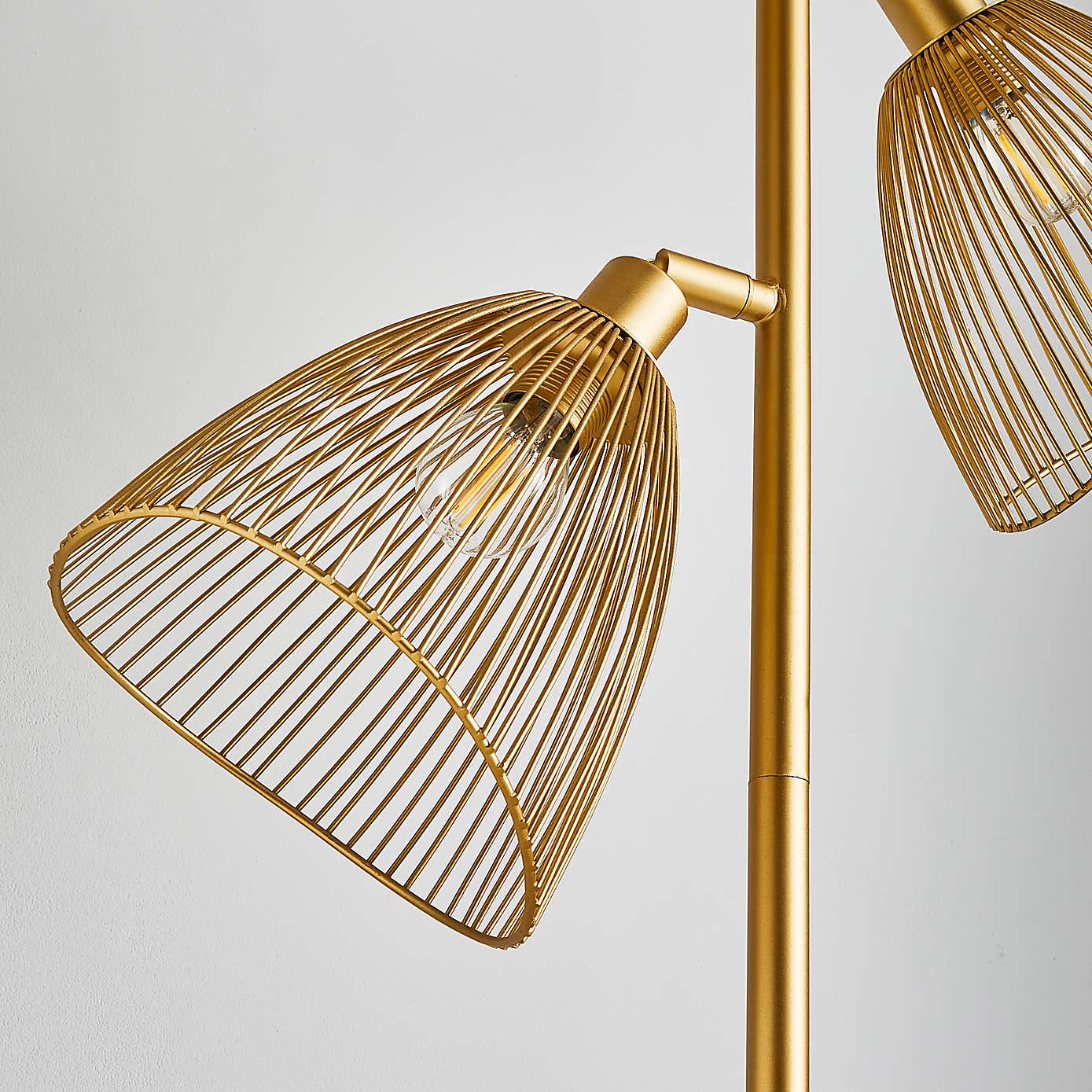 Elements Jaula 3 Light Floor Lamp