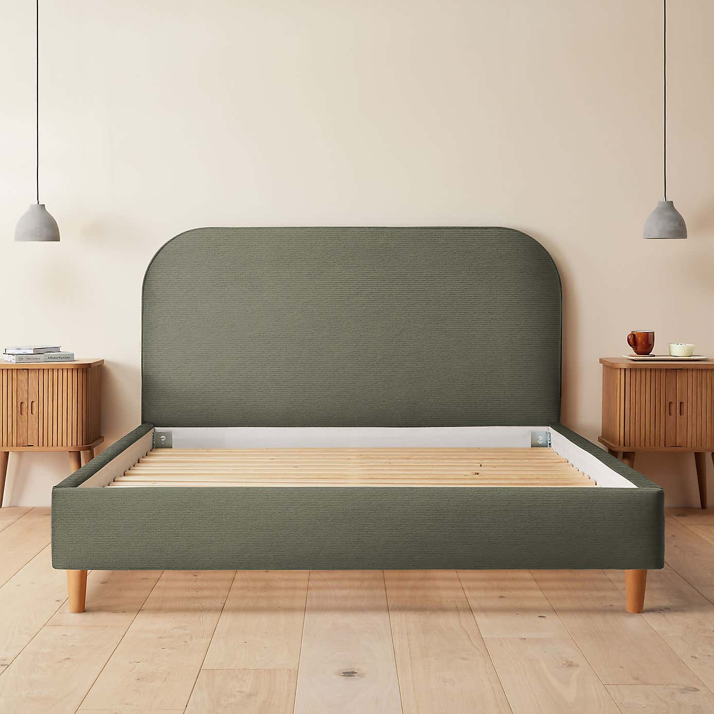 Silentnight Fara Bed Frame, Velvet