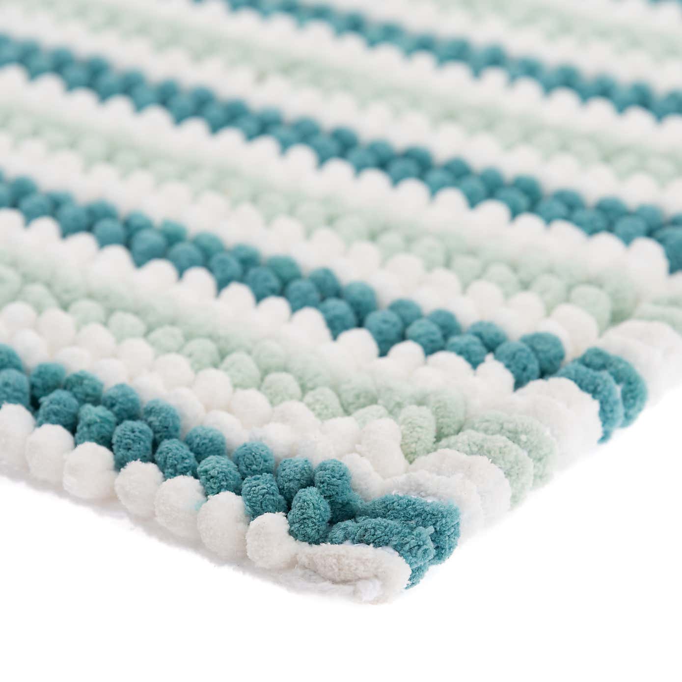 Stripe Bobble Bath Mat