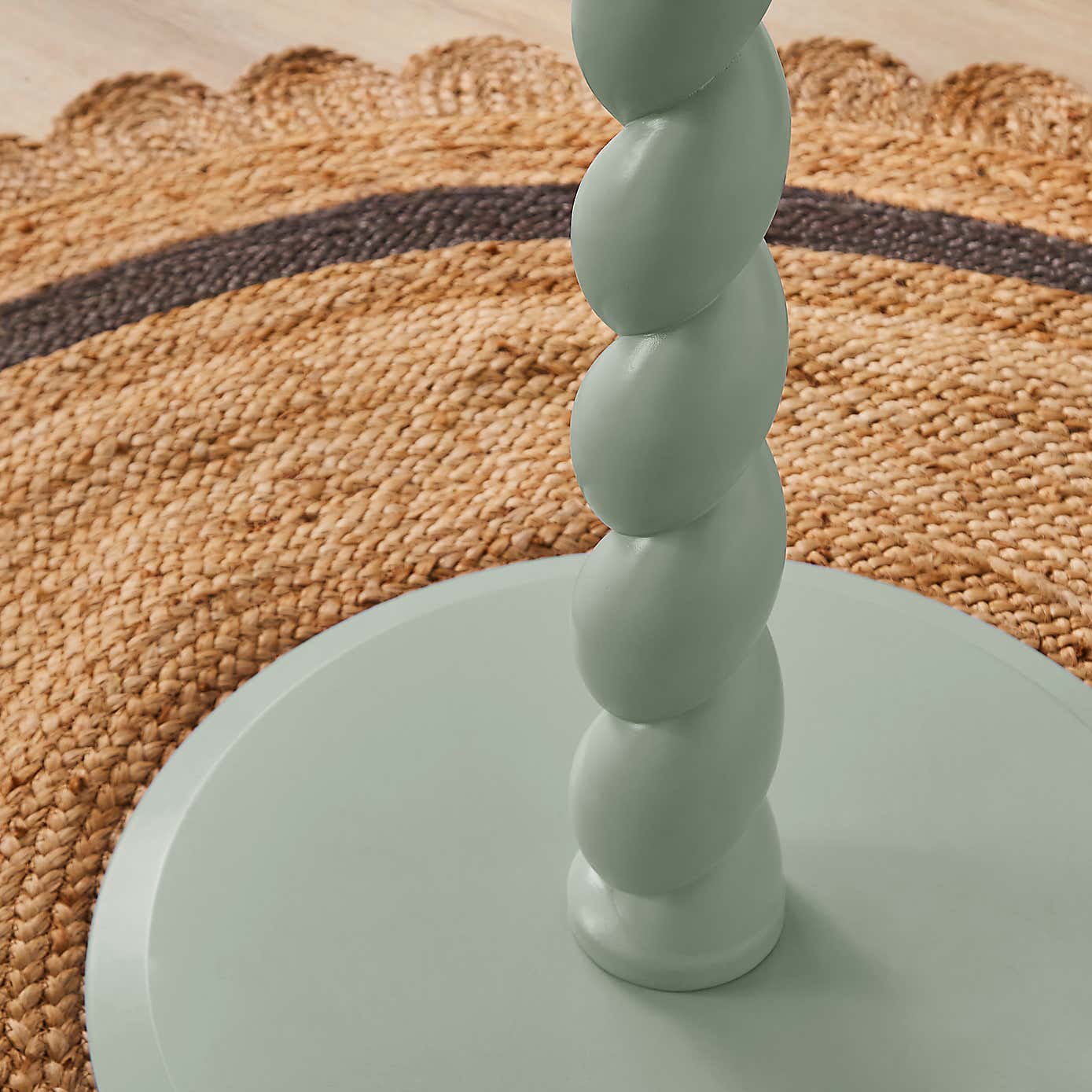 Fifi 4 Seater Round Dining Table, Pine Wood