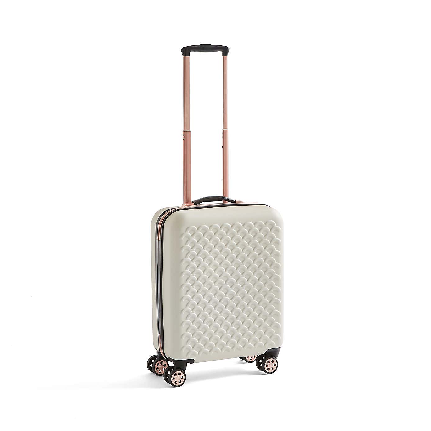 Scalloped Hard Shell Suitcase