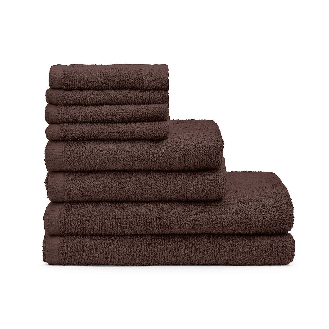 Catherine Lansfield Quick Dry 8 Piece Towel Bale