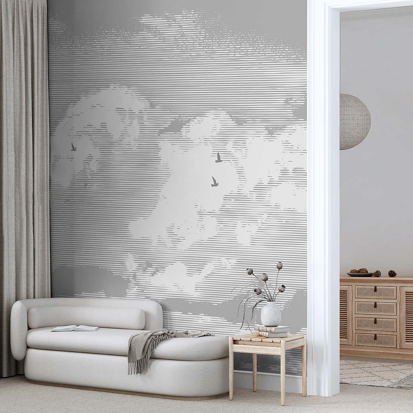 Vintage Sky Wall Mural