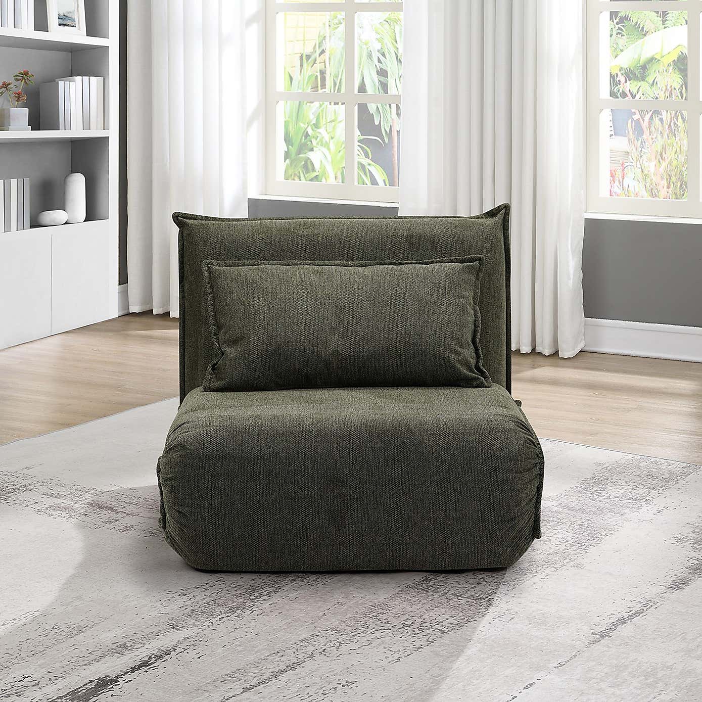 Image Furnishings Corso Chenille Single Sofa Bed