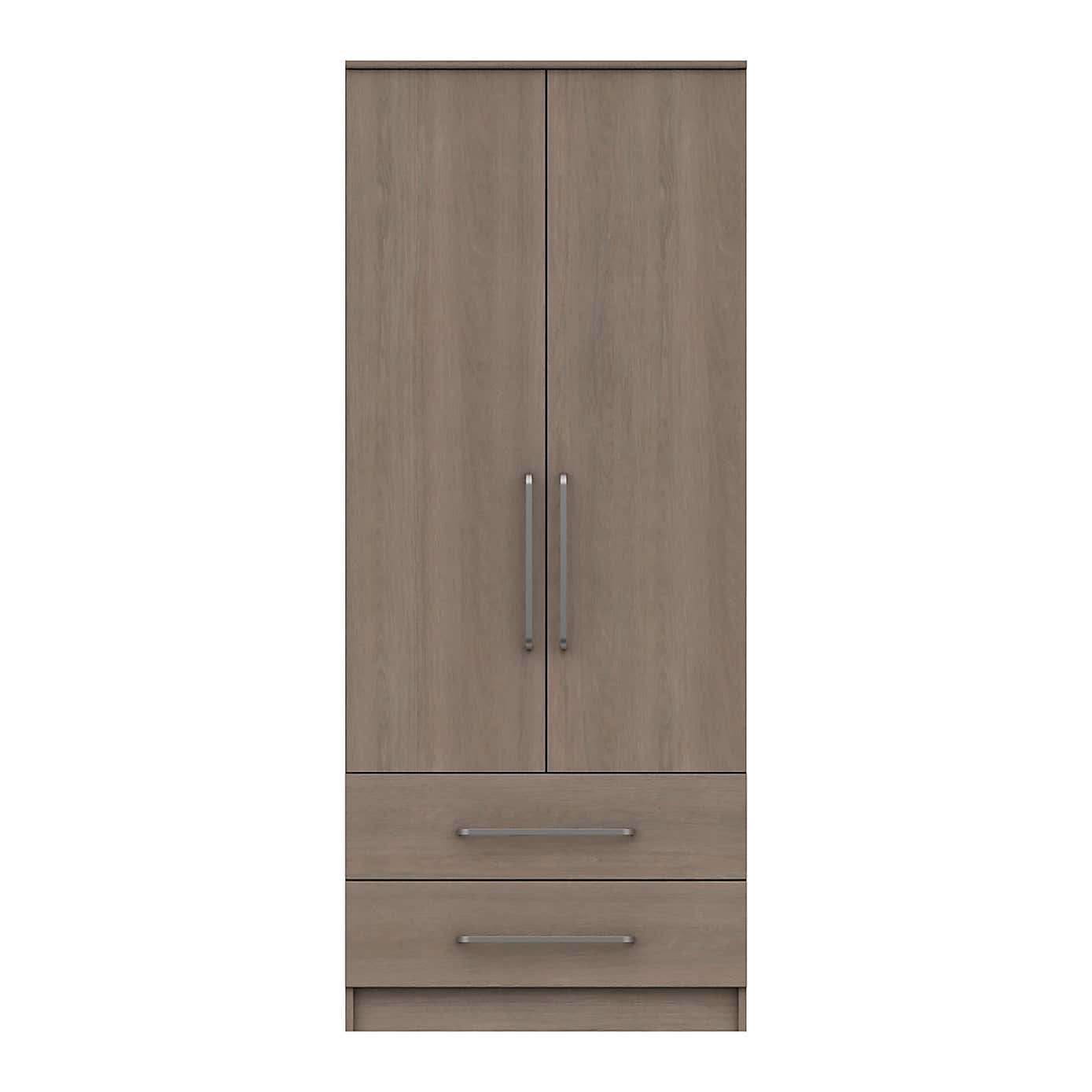 Parker Double 2 Drawer Wardrobe