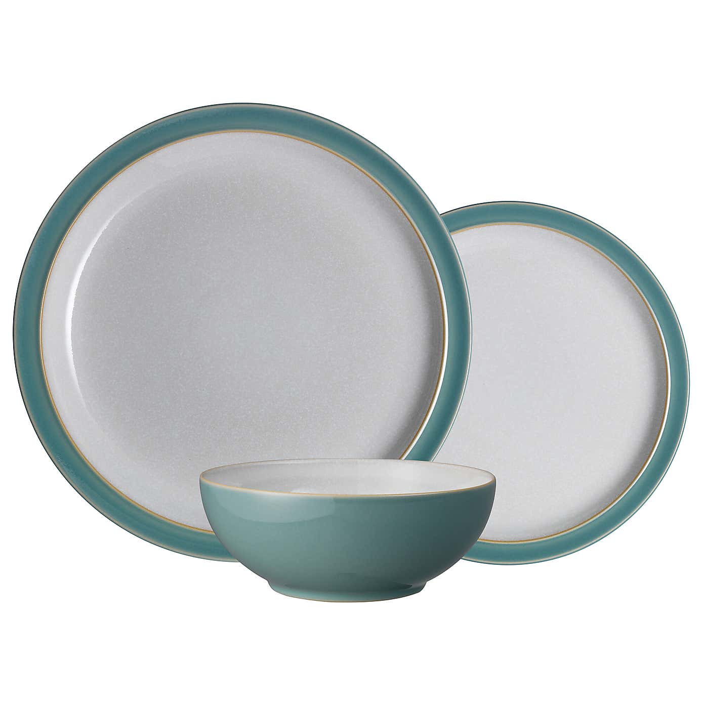 Denby Elements 12 Piece Fern Green Dinner Set