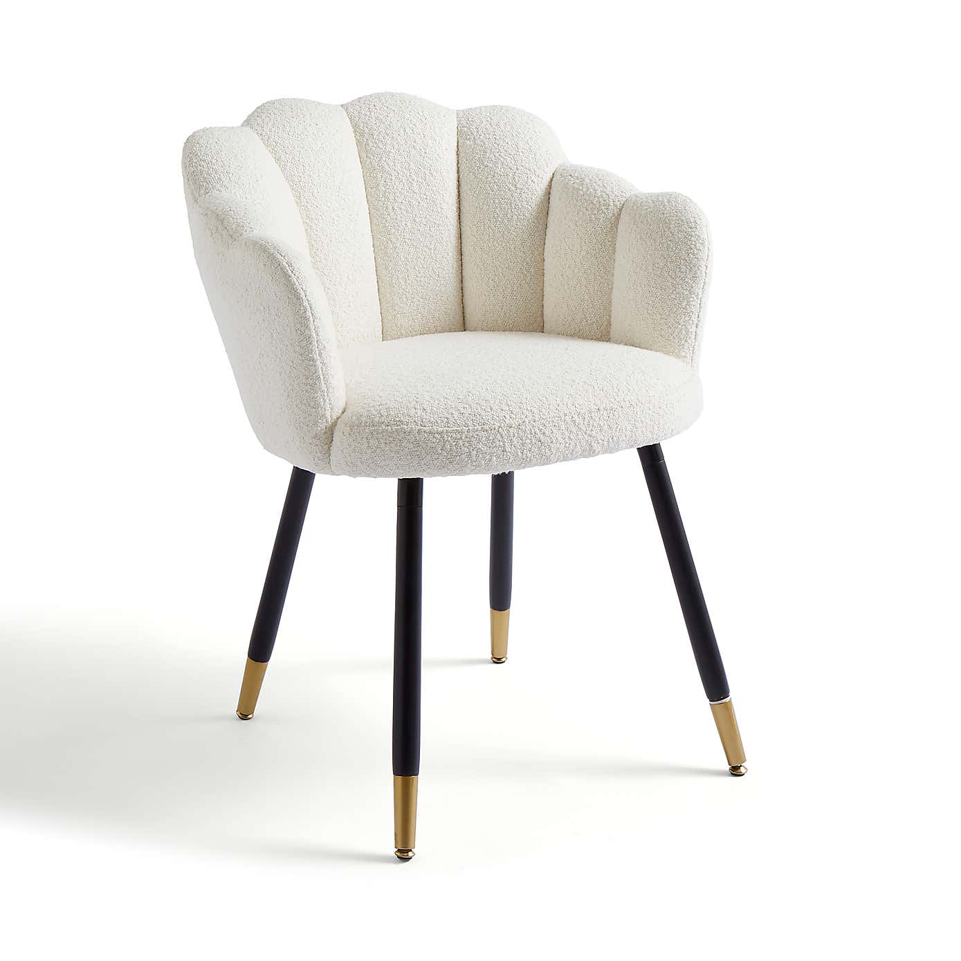 Vivian Dining Chair, Boucle Ivory