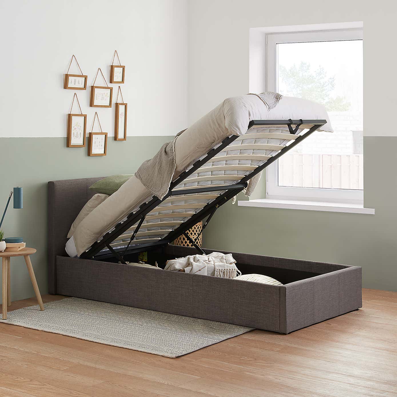 Berlin Upholstered Ottoman Bed Frame