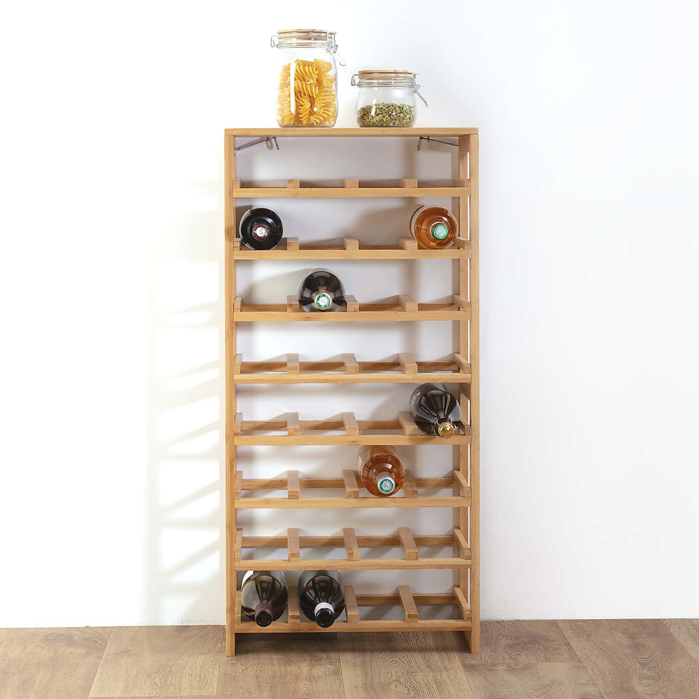 Bamboo Modular Wine Rack
