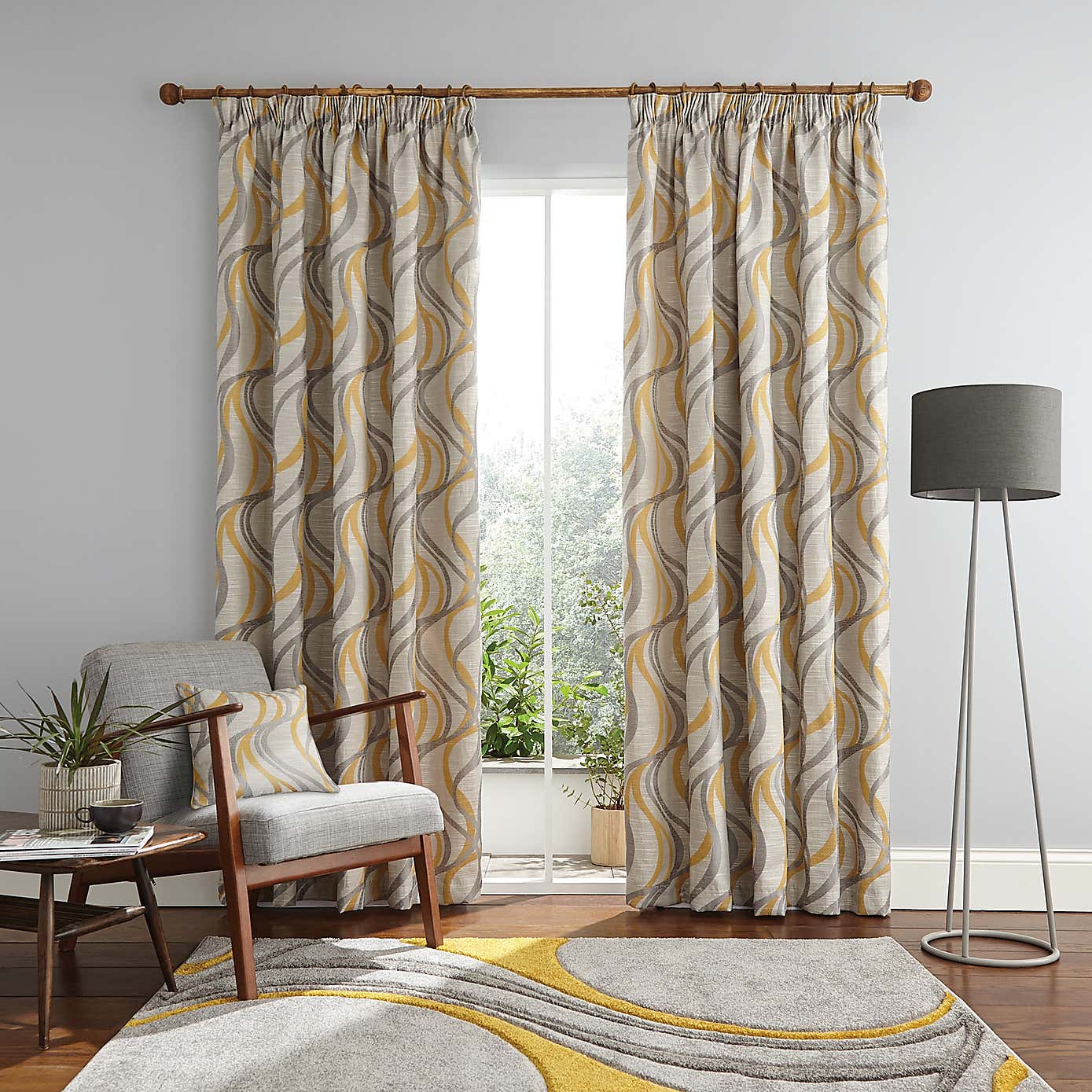 Mirage Pencil Pleat Curtains