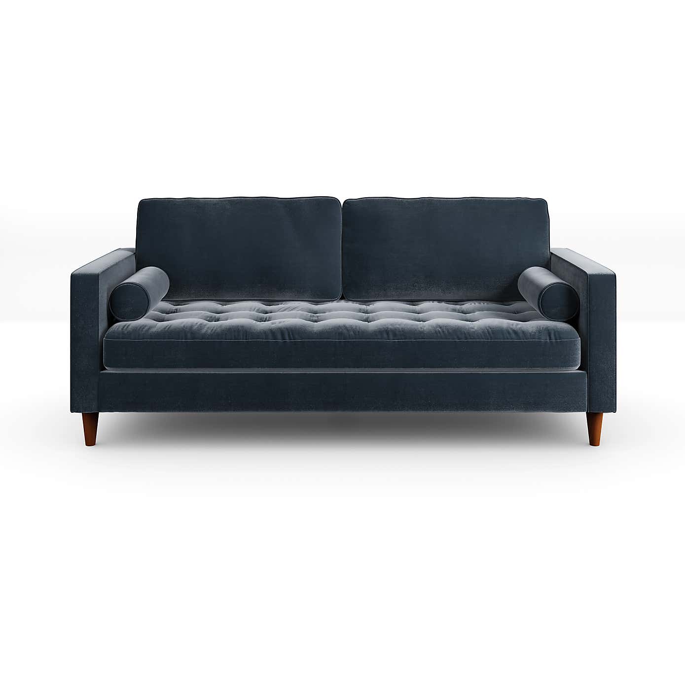 Zoe Casual Sit Velvet 3 Seater Sofa