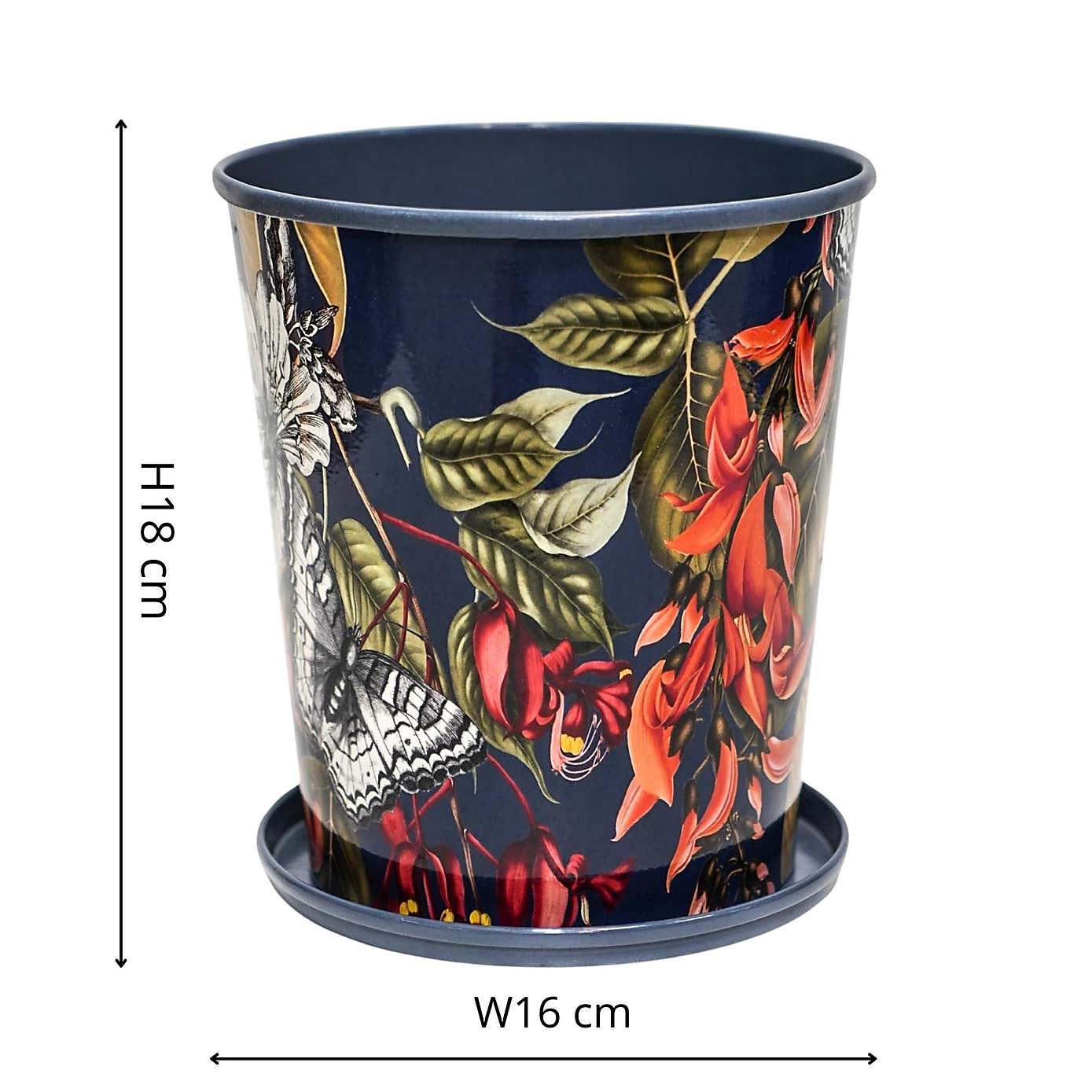 Kew Temperate House Planter With Saucer