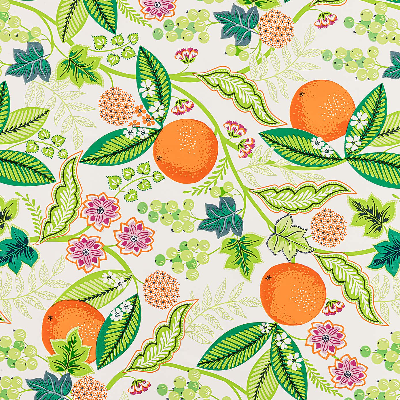 By the Metre Algarve Oranges PVC Table Protector