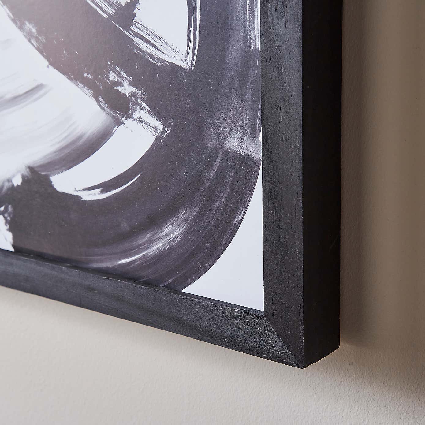 Tiled Monochrome Abstract Framed Wall Art