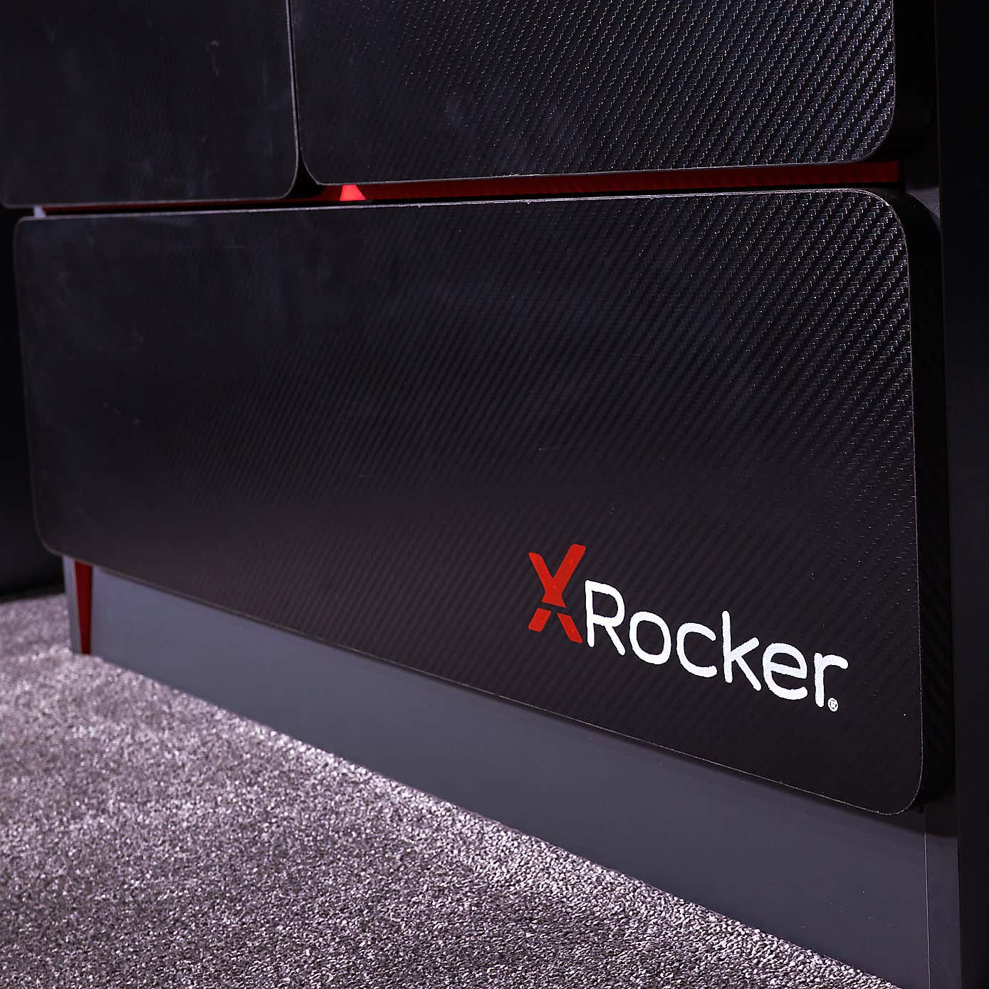 X Rocker Carbon Tek Wardrobe with Neo Fibre LED