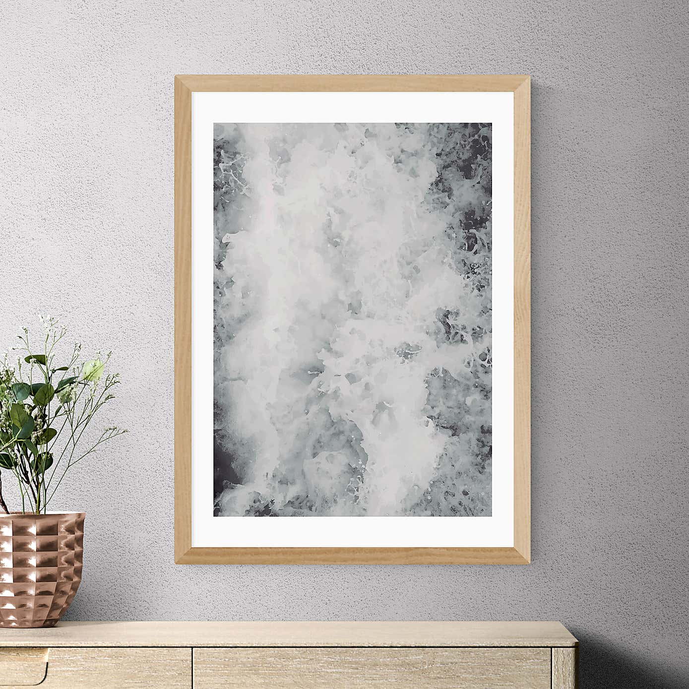 East End Prints Sea Foam Print by Rafael Farias