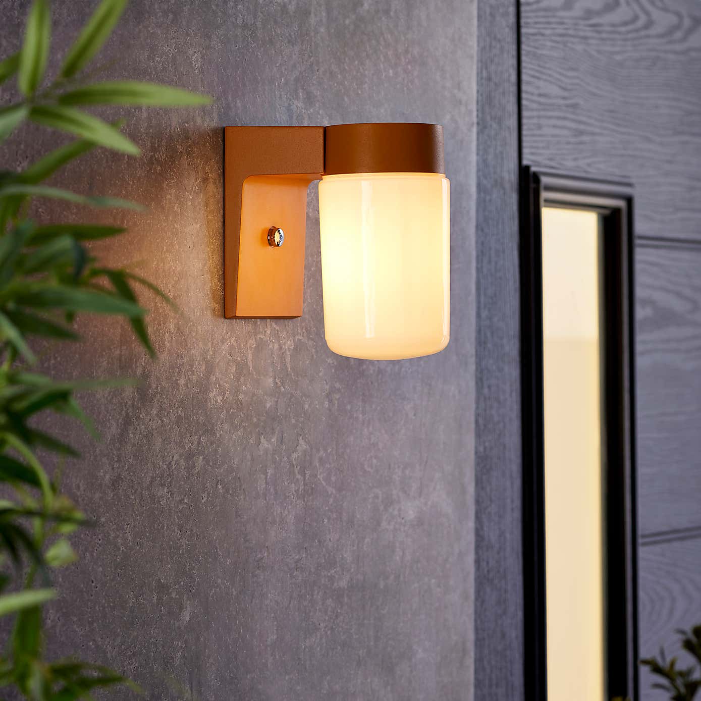 Elements Taylor Industrial Outdoor Wall Light