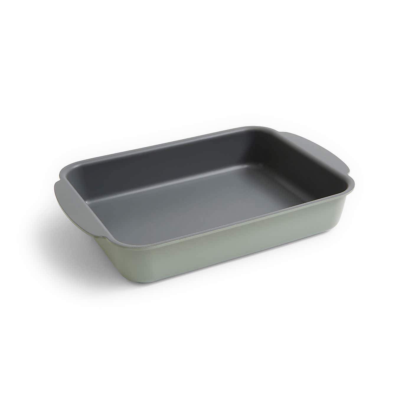 Cast Aluminium Green Roasting Tray
