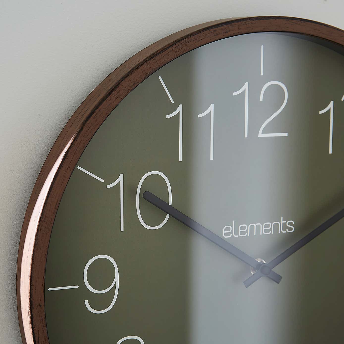 Elements Indoor Outdoor Wall Clock