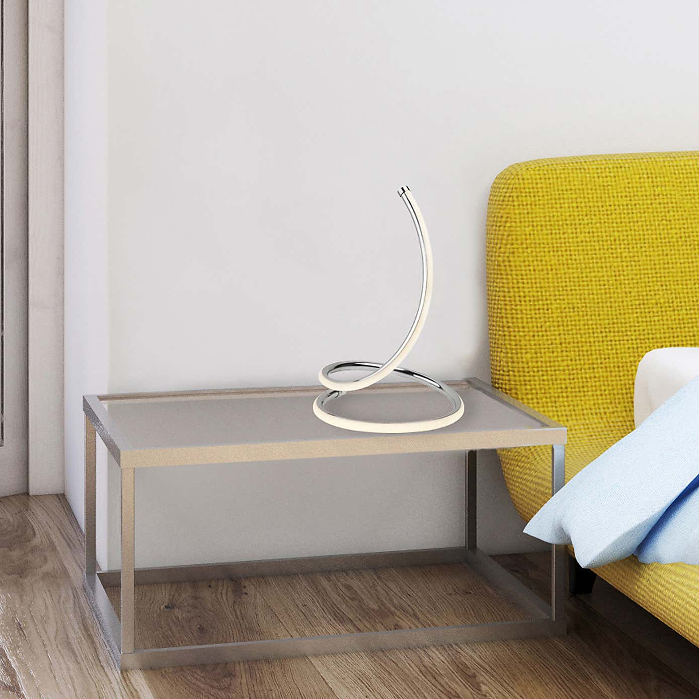 Roccaraso Integrated LED Swirl Table Lamp