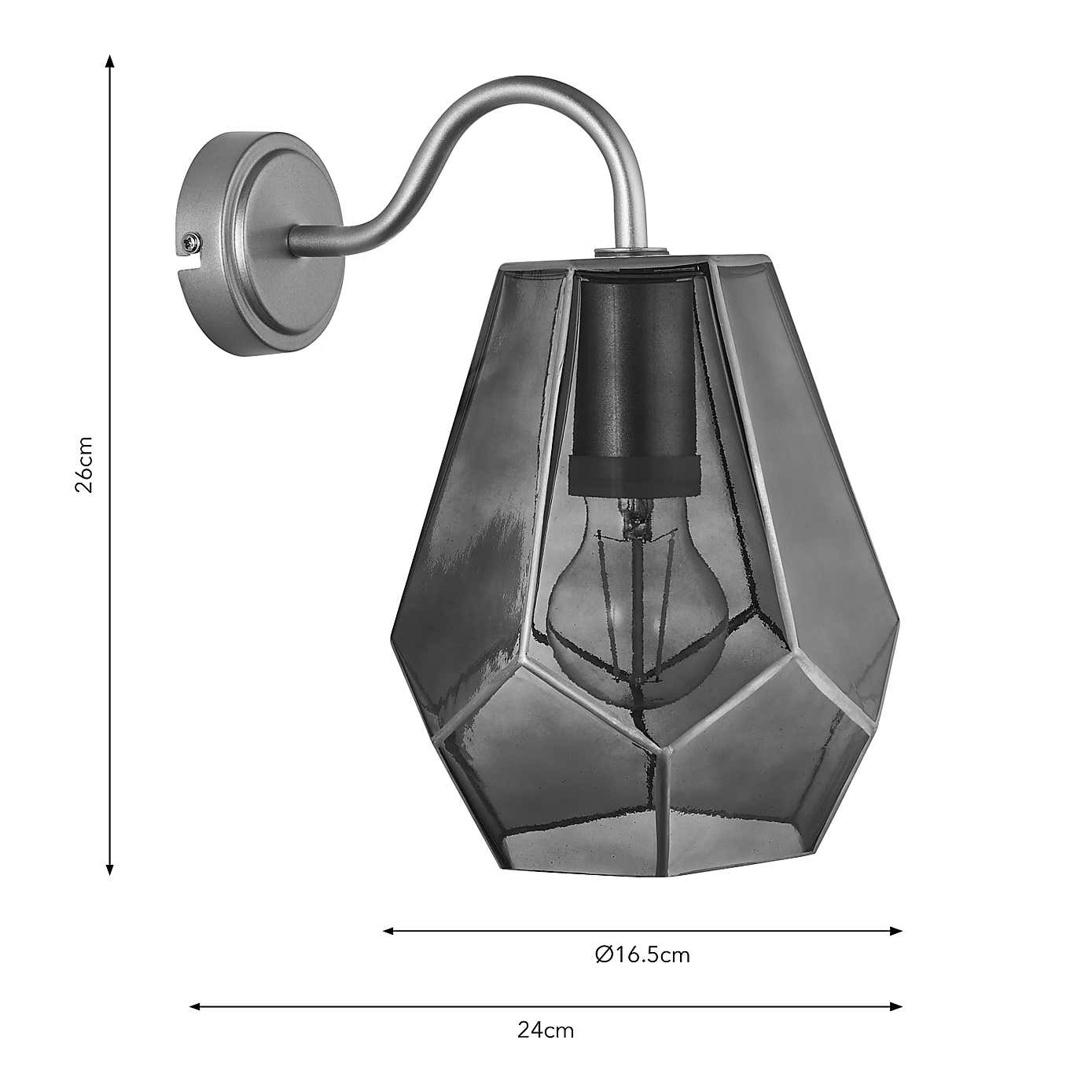 Hartnell Art Deco Outdoor Wall Light
