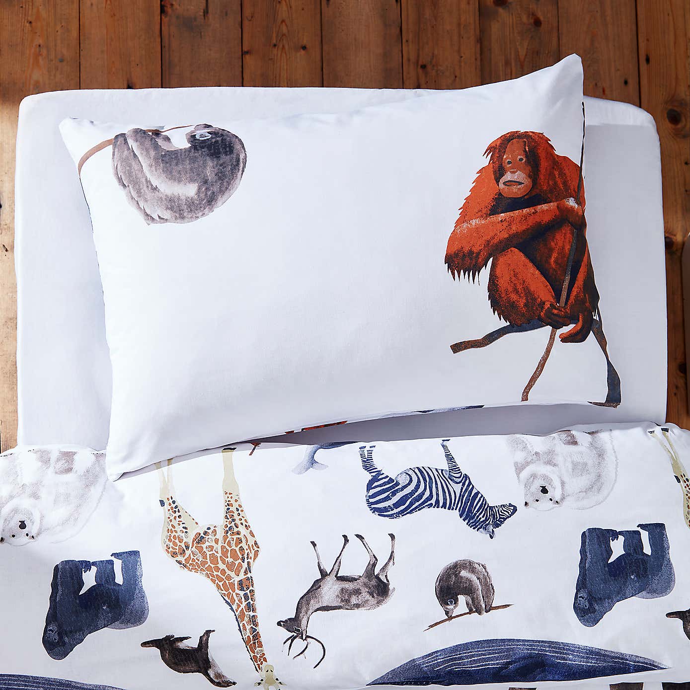 Mammals Duvet Cover and Pillowcase Set