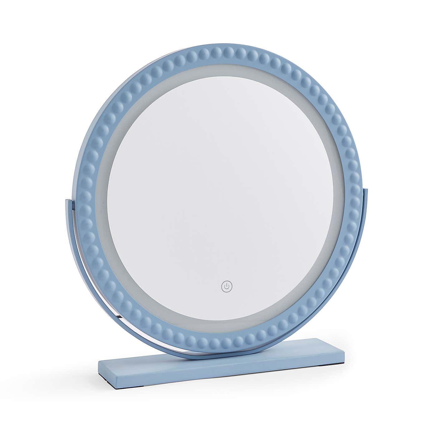 Bobbin Round Touch Dimmable Light Up Dressing Table Mirror