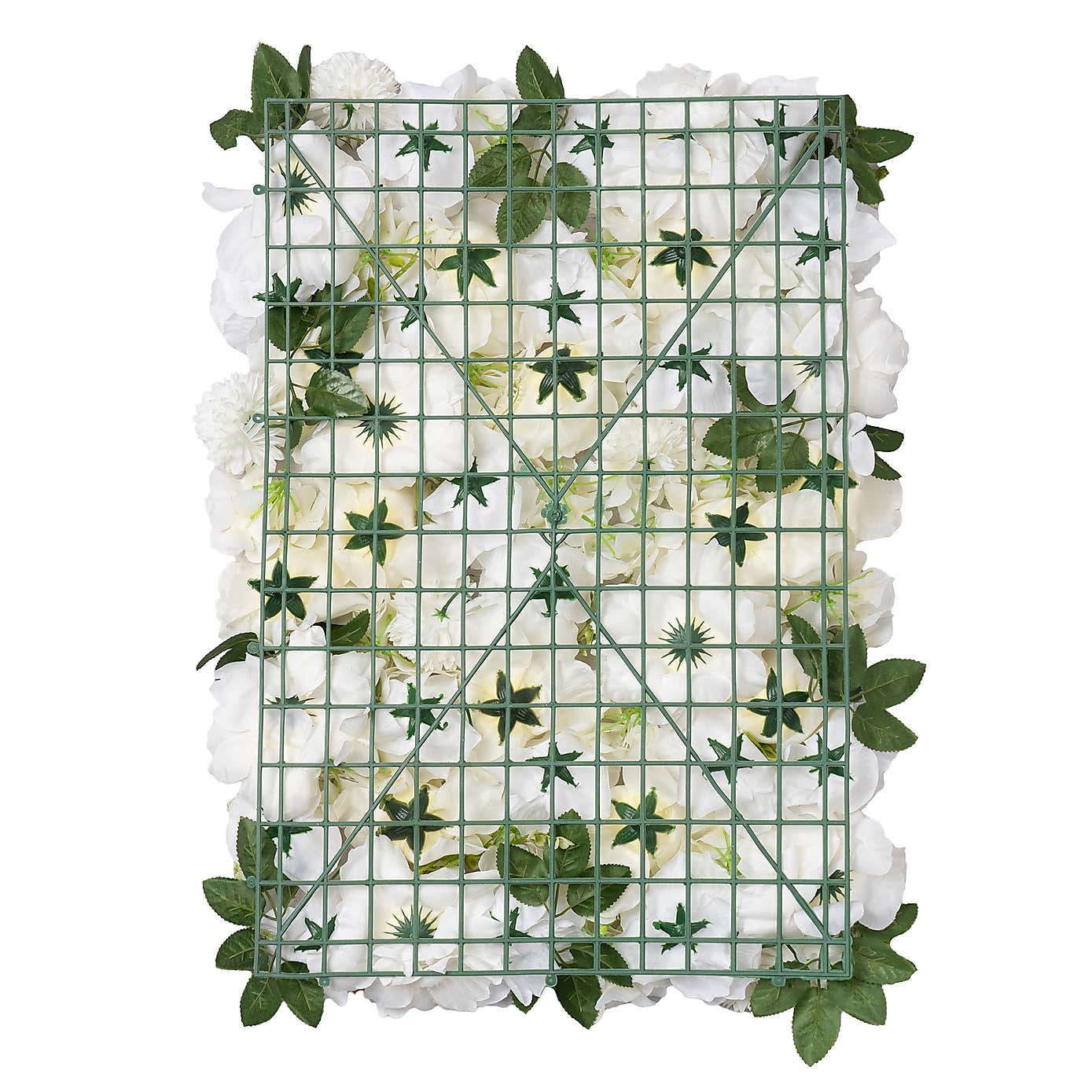 Set of 2 Artificial Premium Mixed Flower Walls