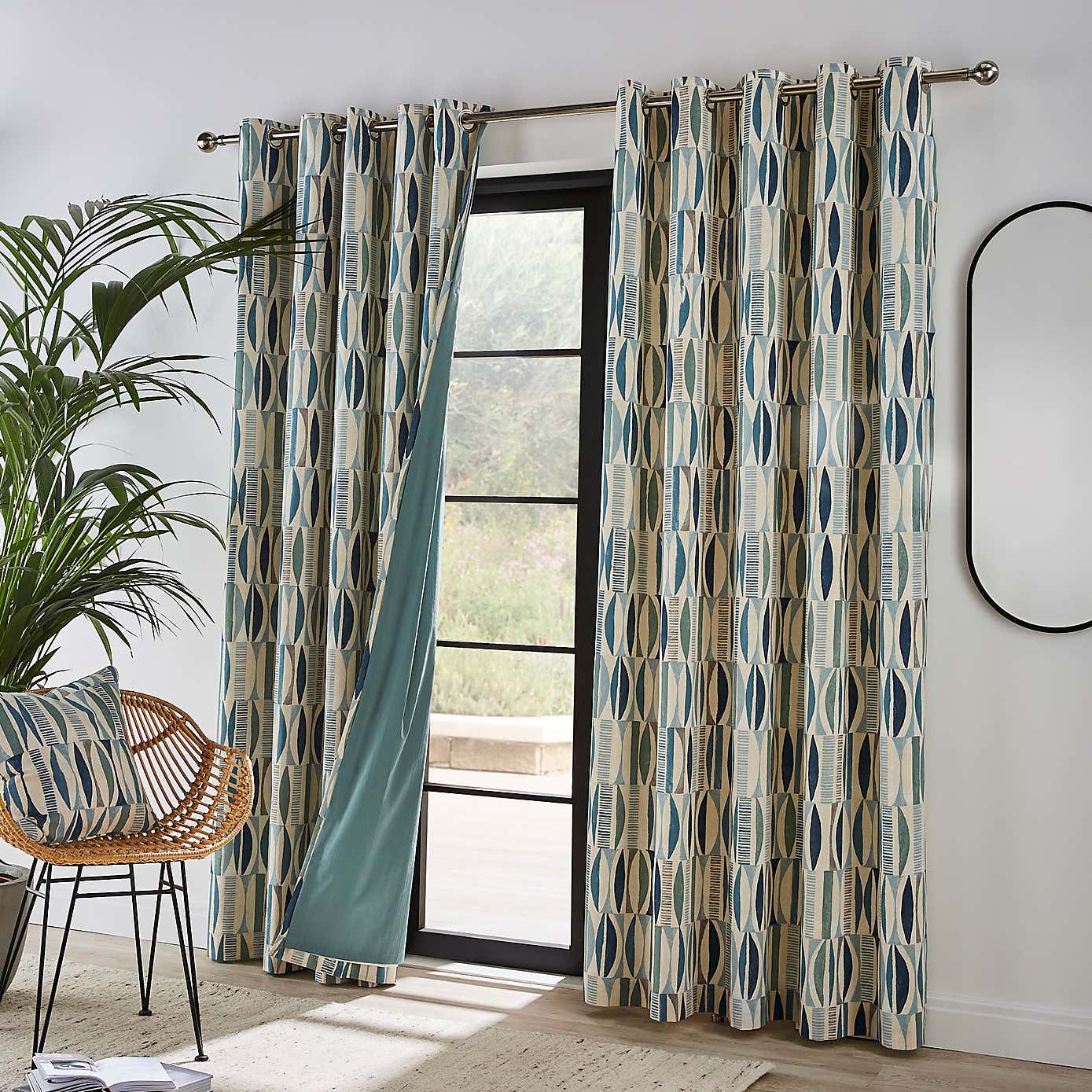 Coloured Curtain Linings