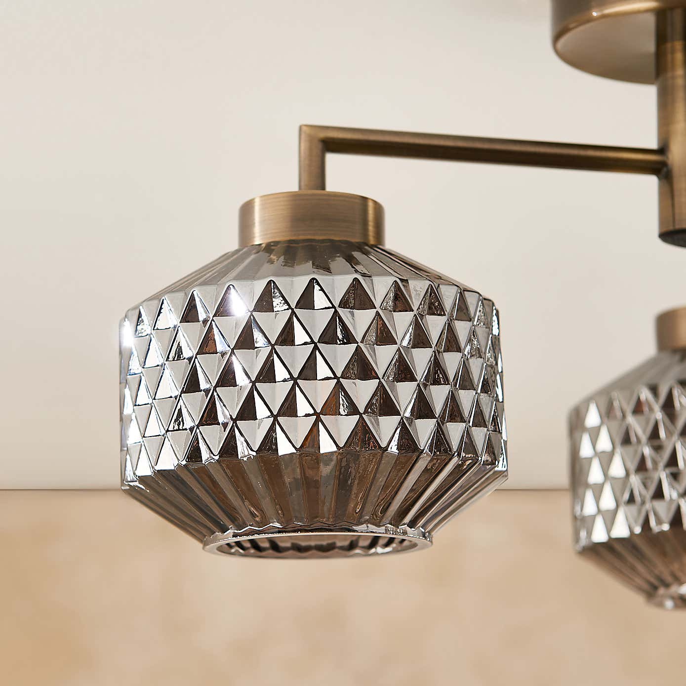 Abingdon 3 Light Semi Flush Ceiling Light