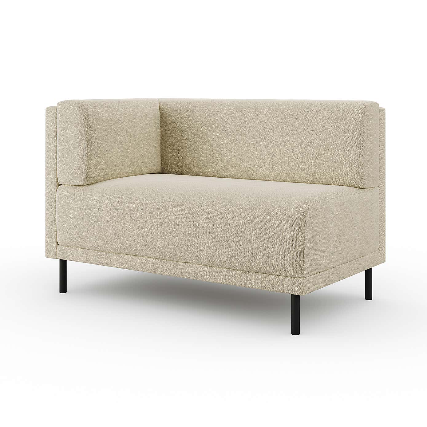 Mae Corner Dining Bench, Boucle