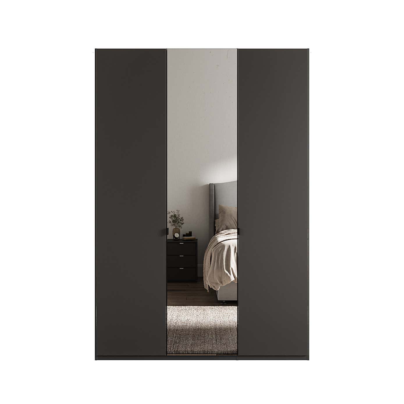 Wiemann Kahla 3 Door Mirrored Wardrobe
