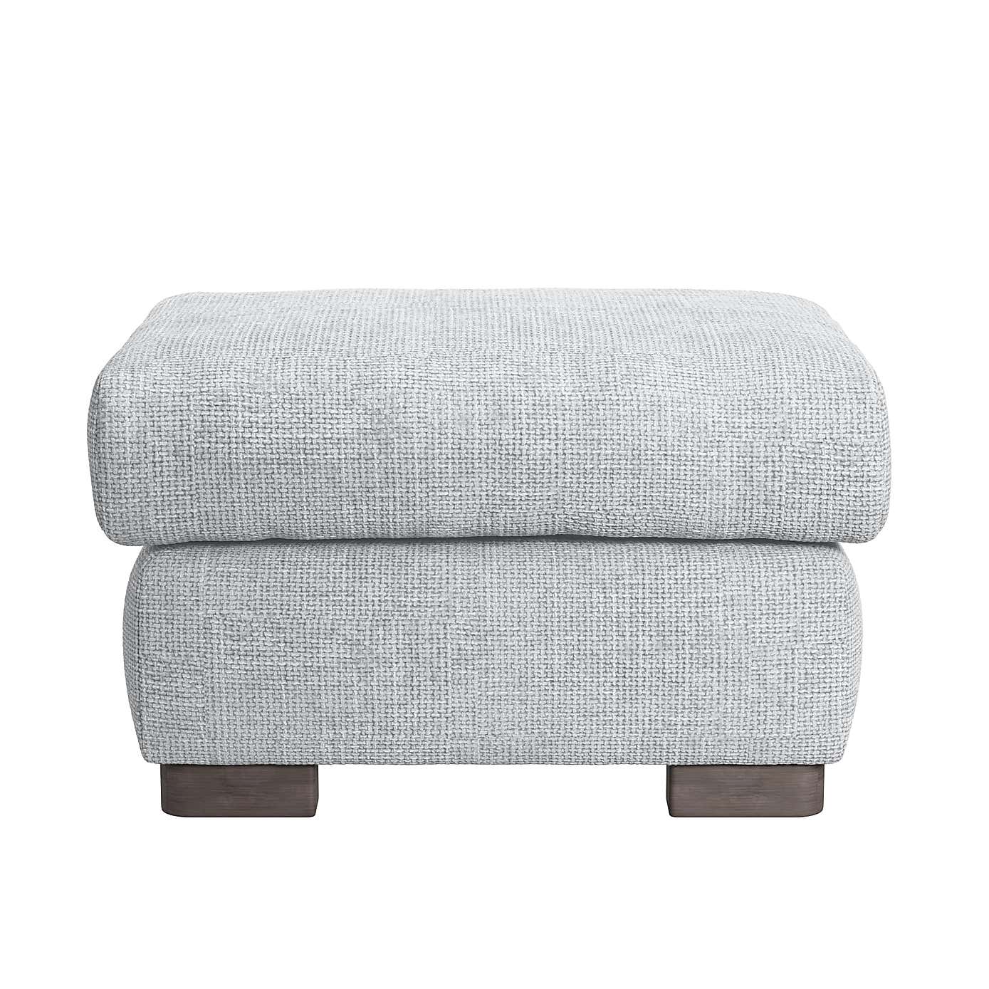 Carson Chunky Chenille Large Storage Footstool
